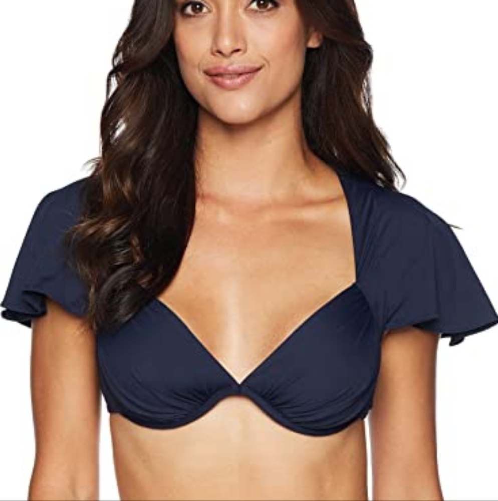 MICHAEL KORS DEEP PINK UNDERWIRE BIKINI TOP DEEP PINK SIZE XS